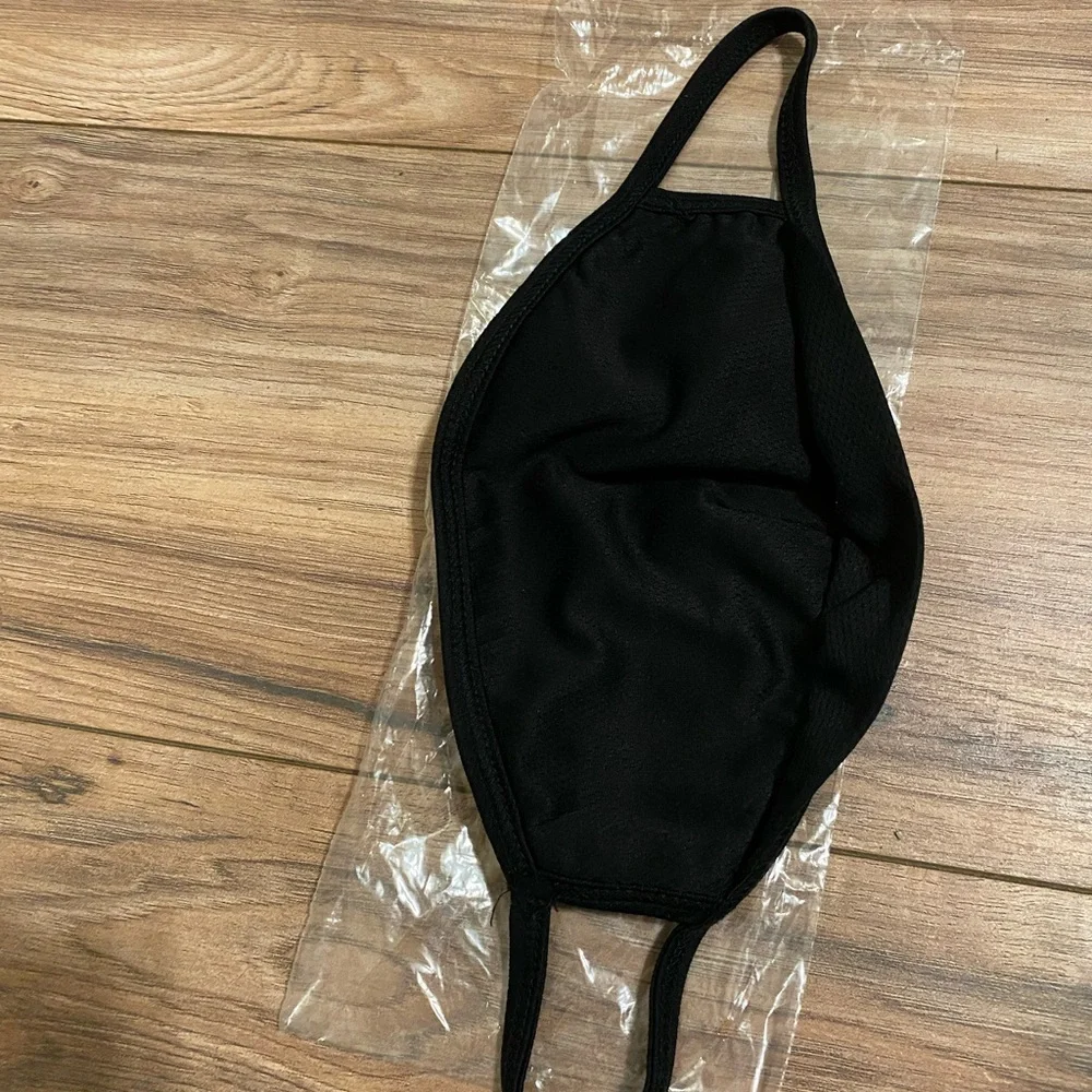 Balmain Black Designer Face Mask